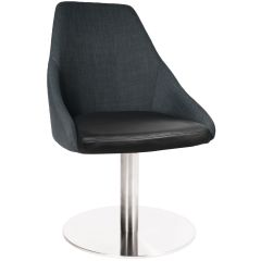 Stockholm Stainless Steel Disc Chair