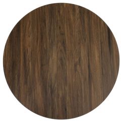 Round Walnut Compact Laminate Table Top