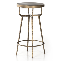 Harley Stool-Antique Brass-Counter
