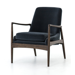 Braden Chair-Modern Velvet Shadow
