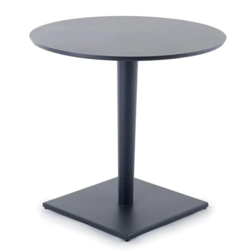 LUCE ROUND TABLE IN ALUMINIUM GRAPHITE