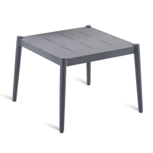 LUCE SQUARE COFFEE TABLE IN ALUMINIUM GRAPHITE